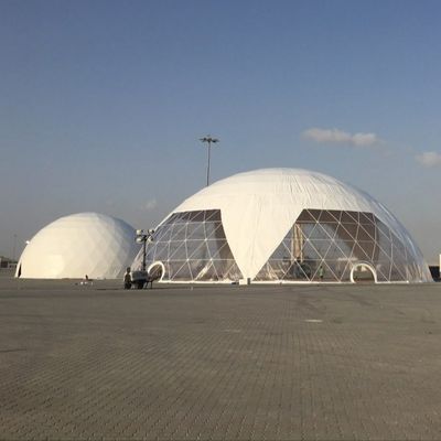 Large Robust Geodesic Half Sphere Tent Events Commercial Dome Tent Weatherproof