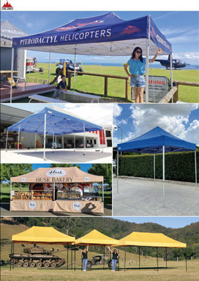 Lightweight Aluminum Folding Pop Up Canopy Tent Easy To Use Weather Proof