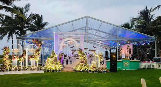 High Strength Elegance Design Wedding Marquee Tent Easy Maintainance