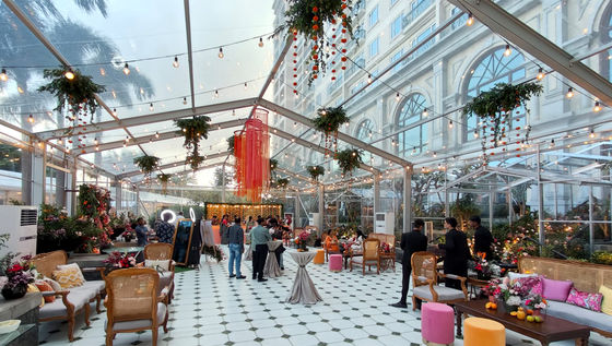 High Strength Elegance Design Wedding Marquee Tent Easy Maintainance