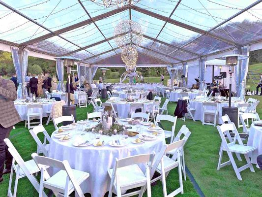 High Strength Elegance Design Wedding Marquee Tent Easy Maintainance