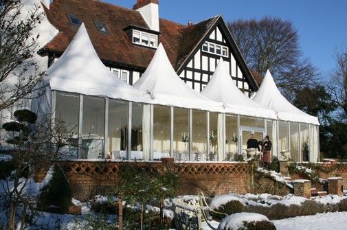 Custom Branding Gazebo Pagoda Tent All Weather Protection For Corporate Gatherings