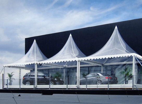 Custom Branding Gazebo Pagoda Tent All Weather Protection For Corporate Gatherings
