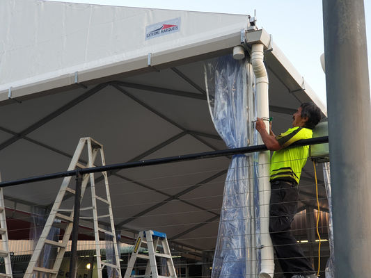 Aluminum Clearspan A Frame Party Marquee Tent With Rain Gutters