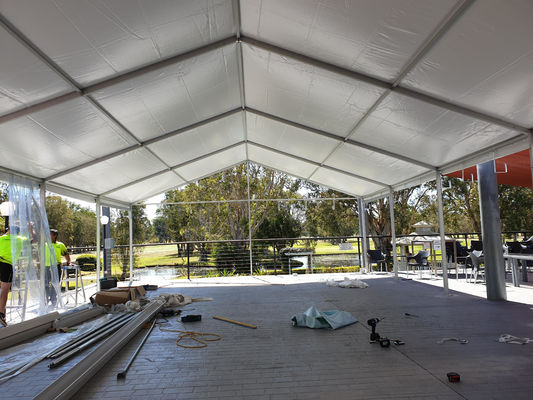 Aluminum Clearspan A Frame Party Marquee Tent With Rain Gutters