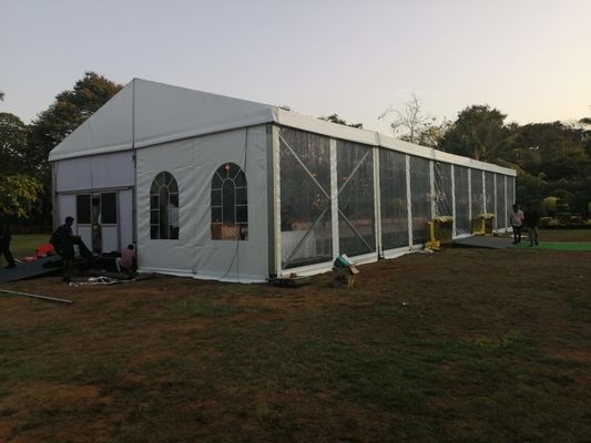 High Capacity Large Party Marquee Tent Weather Resistant With Eave Height 4m