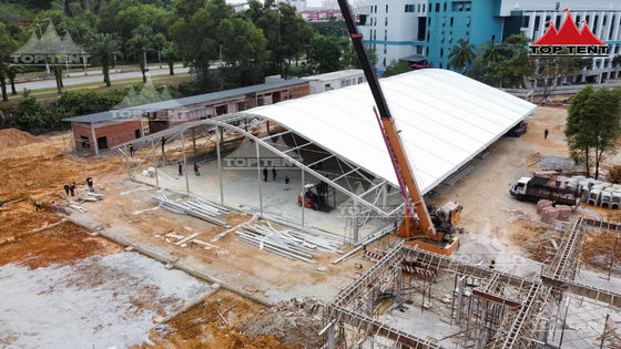 M Series Elegant Curved Top Arcum Tent For Stylish Events And Gatherings