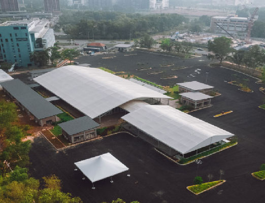 M Series Elegant Curved Top Arcum Tent For Stylish Events And Gatherings