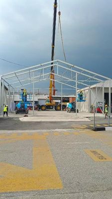 Exquisite Luxury Party Marquee Heavy Duty All Weather Marquee 10m Length
