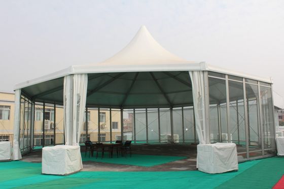 Stylish Gazebo Marquee Tent With Custom PVC Colors And LED Integration For Memorable Events