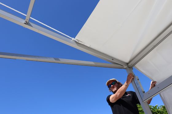 Reliable Industrial Storage Tent With UV Resistant Covers And Easy Assembly