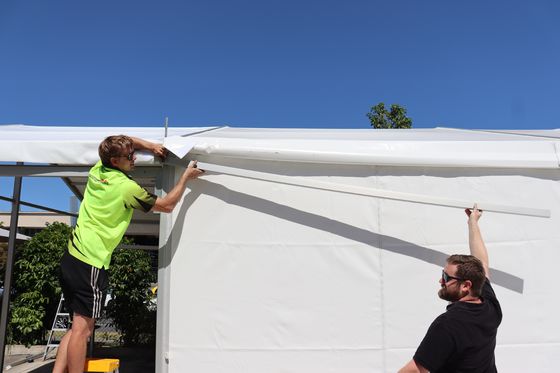 Reliable Industrial Storage Tent With UV Resistant Covers And Easy Assembly