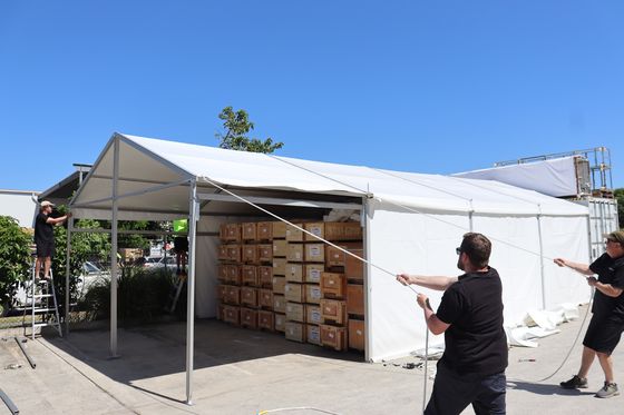 Reliable Industrial Storage Tent With UV Resistant Covers And Easy Assembly