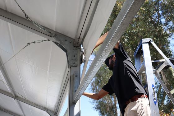 Versatile Industrial Storage Tent With Customizable Length Options Modular Design