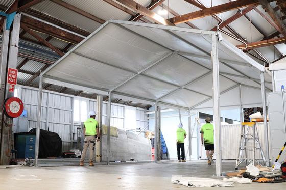 Robust Large Scale Industrial Warehouse Tent Temporary With Clear Span Design