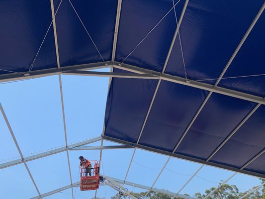 UV Resistant Heavy Duty Industrial Tent For Equipment Storage Solutions Customizable