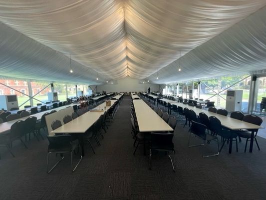 High Capacity Interiors Large Commercial Tents For Industrial Storage Weather Proof
