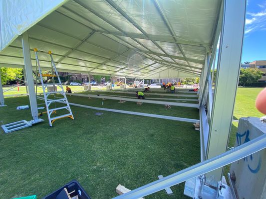 Large Industrial Tent Warehouse Storage Tent With Waterproof PVC Covers