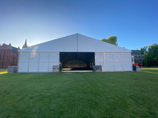 Clear Span Sports Outdoor Marquee Tent With Elevated Roof For Maximum Spectator Comfort
