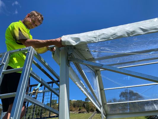 Clearspan Large Heavy Duty Marquee For Corporate Events And Logistics Warehousing