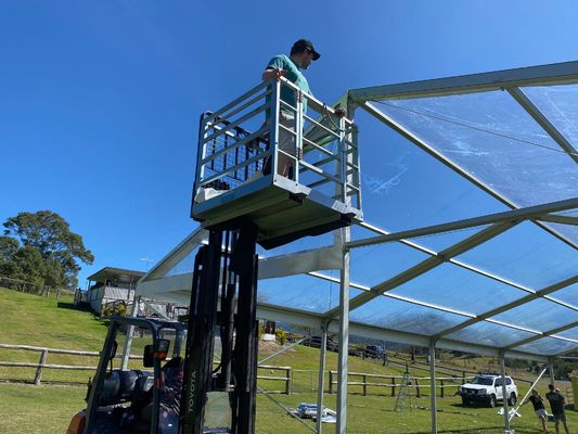 Clearspan Large Heavy Duty Marquee For Corporate Events And Logistics Warehousing