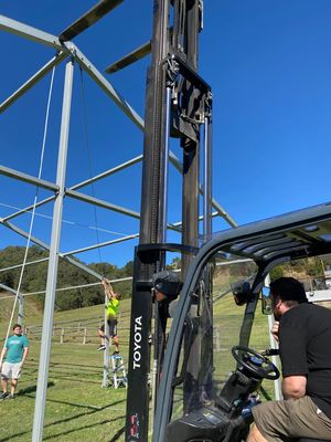 Clearspan Large Heavy Duty Marquee For Corporate Events And Logistics Warehousing