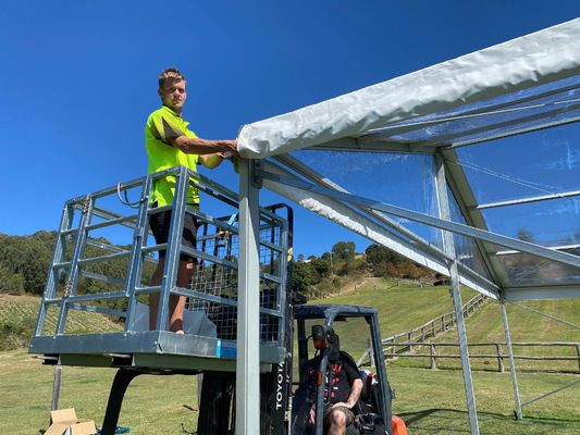 Clearspan Large Heavy Duty Marquee For Corporate Events And Logistics Warehousing