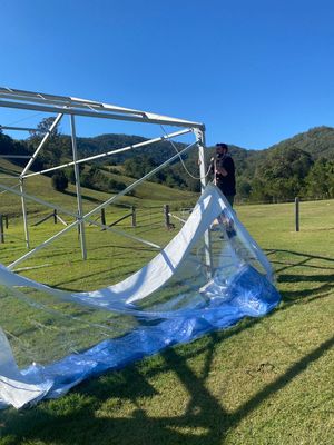 Clearspan Large Heavy Duty Marquee For Corporate Events And Logistics Warehousing