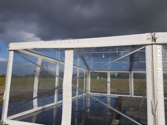 Industrial Grade Clearspan Pvc And Aluminium Marquees For Maximum Protection OEM ODM
