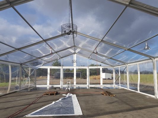 Industrial Grade Clearspan Pvc And Aluminium Marquees For Maximum Protection OEM ODM
