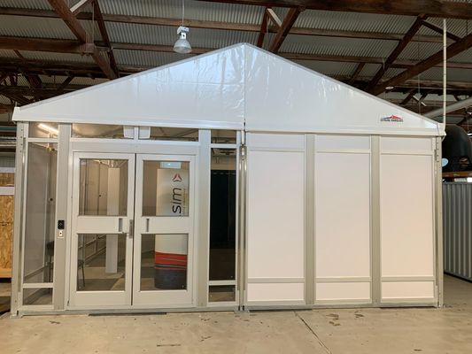 OEM ODM Industrial Storage Tent With High Clearance Eaves For Storing Oversized Machinery