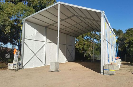 Modular Heavy Duty Outdoor Tent For Temporary Warehousing High Flexibility