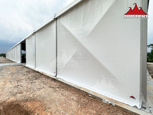Reinforced Industrial Storage Shelter Tent With High Tensile Aluminum Frame