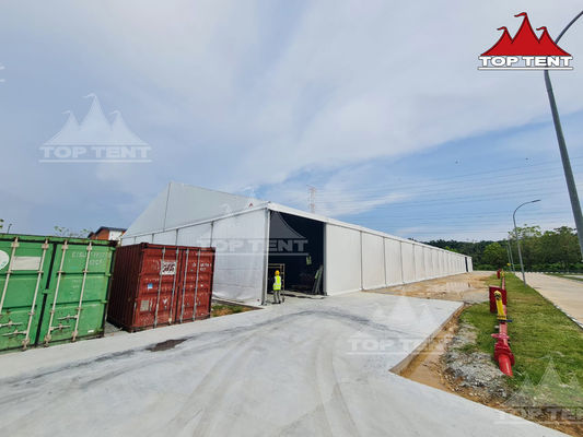 Reinforced Industrial Storage Shelter Tent With High Tensile Aluminum Frame
