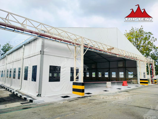 High Capacity Clearspan Outdoor Storage Tent Large Temporary Warehouse Tent