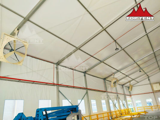 High Capacity Clearspan Outdoor Storage Tent Large Temporary Warehouse Tent