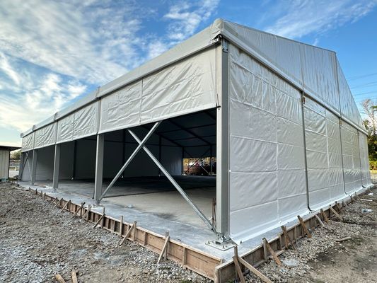 Modular Industrial Outside Storage Tents With Reinforced Aluminum Framework Design