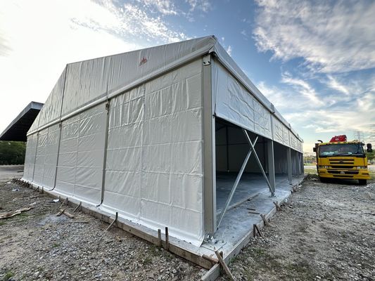 Modular Industrial Outside Storage Tents With Reinforced Aluminum Framework Design