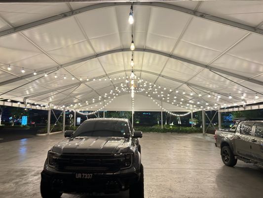 Industrial Arcum Marquee Tent For Warehouse Solutions With Spacious Interior Layout