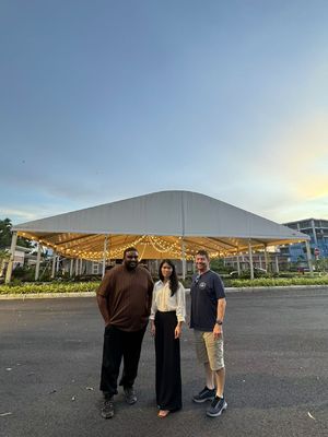 Industrial Arcum Marquee Tent For Warehouse Solutions With Spacious Interior Layout