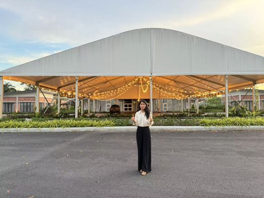 Industrial Arcum Marquee Tent For Warehouse Solutions With Spacious Interior Layout