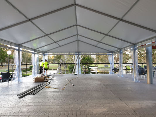 8x15m Clear Span A Frame Outdoor Party Marquee Tent With Rain Gutters