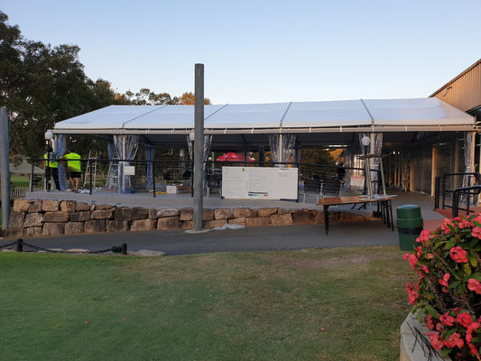 8x15m Clear Span A Frame Outdoor Party Marquee Tent With Rain Gutters