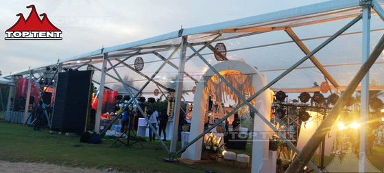 A Frame Clear Top Marquee 200 People Outdoor Event Marquee With Stages