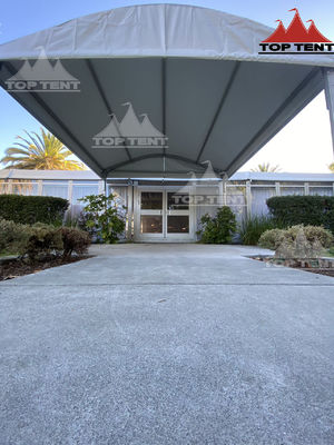 Customized 14.9x27m A Frame Marquee Tent With Glass Door And Linings System