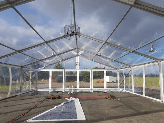Clear Roof Cover Aluminum A Frame Marquee Wedding Marquee Tent 12m Width
