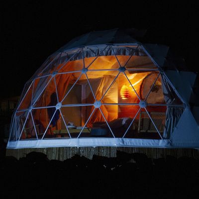 Pop Up Outdoor Geodesic Dome Tent Multi Functional Dome House Tent