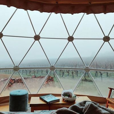 Multifunctional Pop Up Geodesic Dome Tent Geodesic Dome Marquee Weather Proof