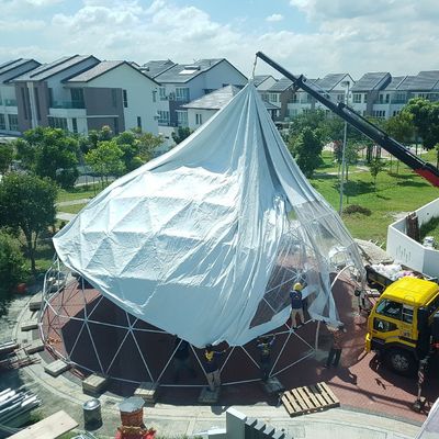 Customization Luxury Hotel Geodesic Dome Glamping Tent Large Wedding Dome Tent