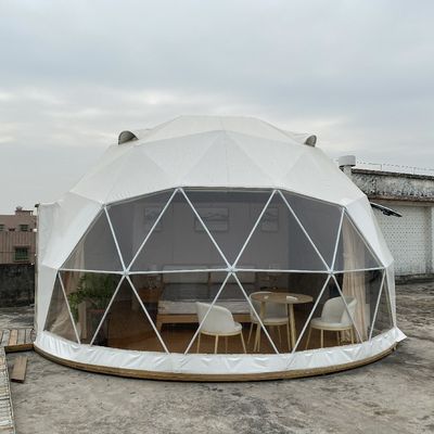 Full Roof Printing 4 Season Geodesic Tent Event Dome Tent Wind Resistance